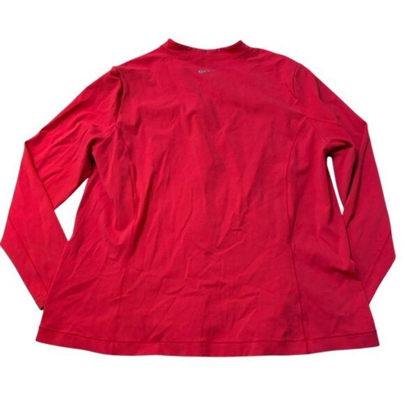 Nike Red Yoga Zip Up Dri-fit Jacket Size 1x - Picture 2 of 7